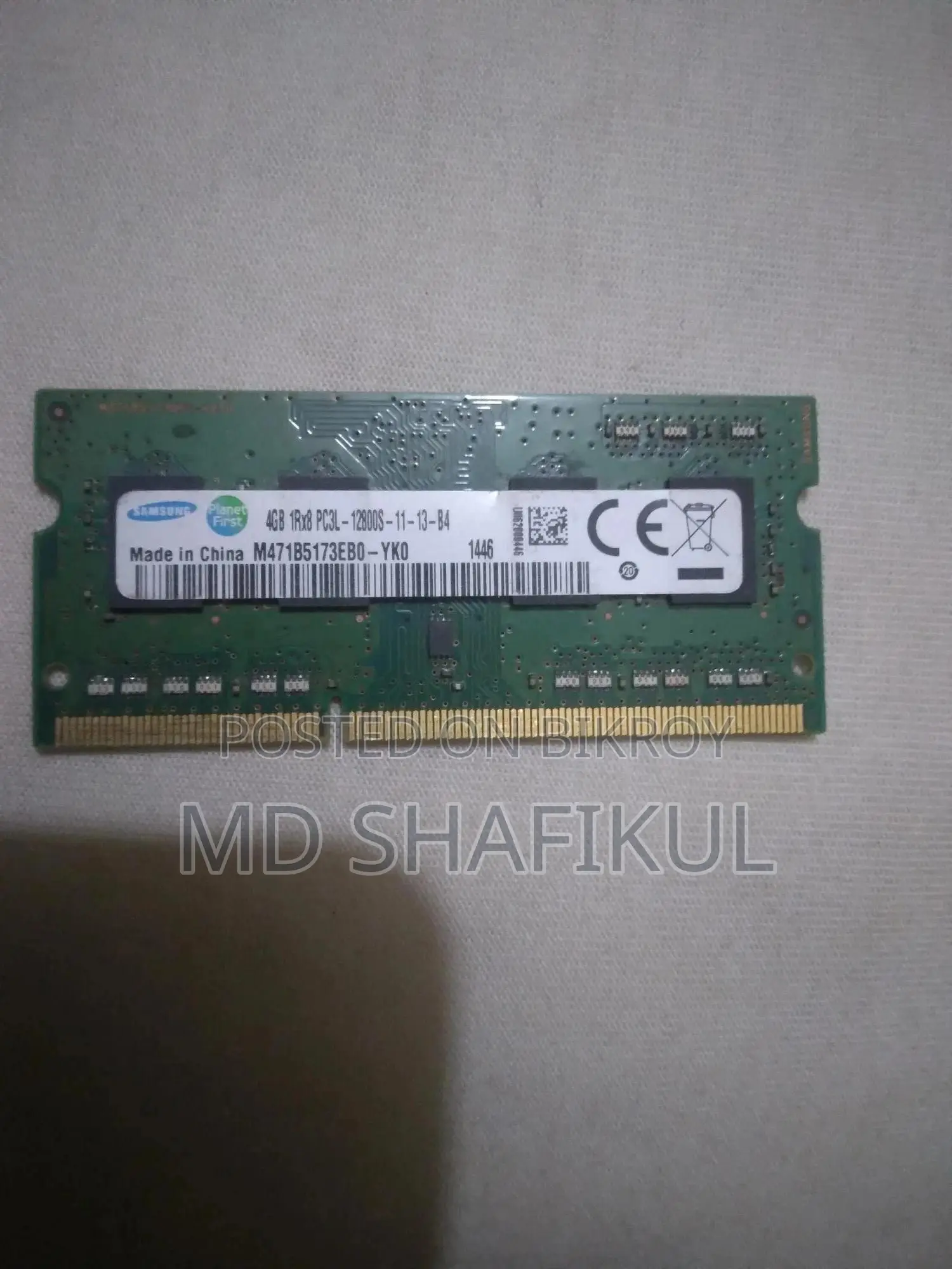 Laptop RAM 4+4