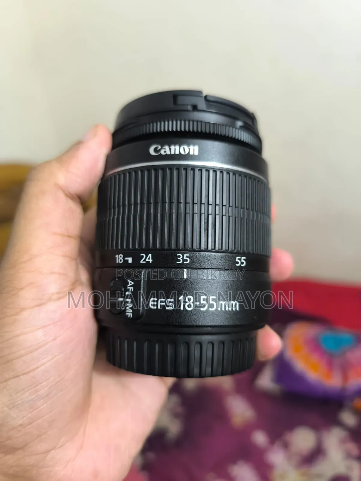 Canon 700D With 18-55mm Zoom Lens