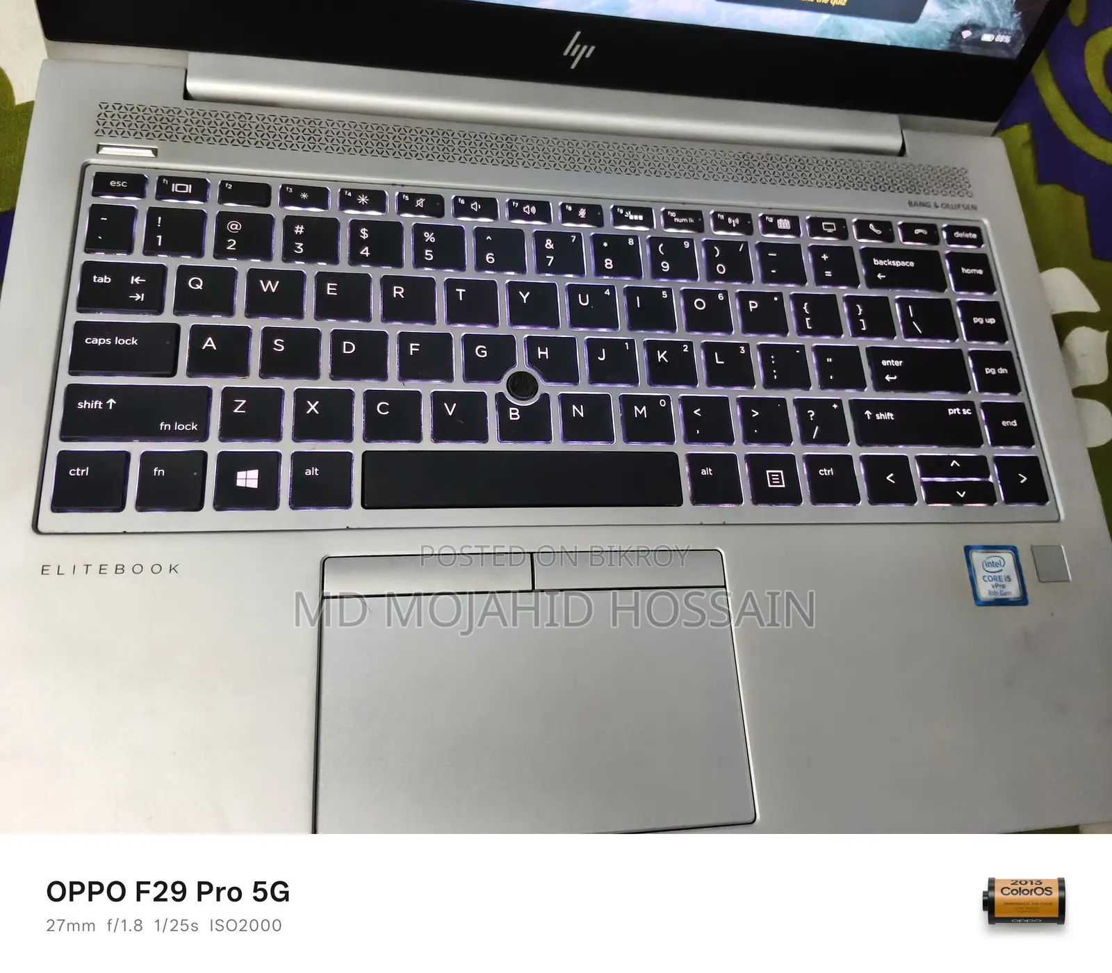 নতুন ল্যাপটপ HP EliteBook 840 G6 8GB Intel Core i5 SSD 256GB