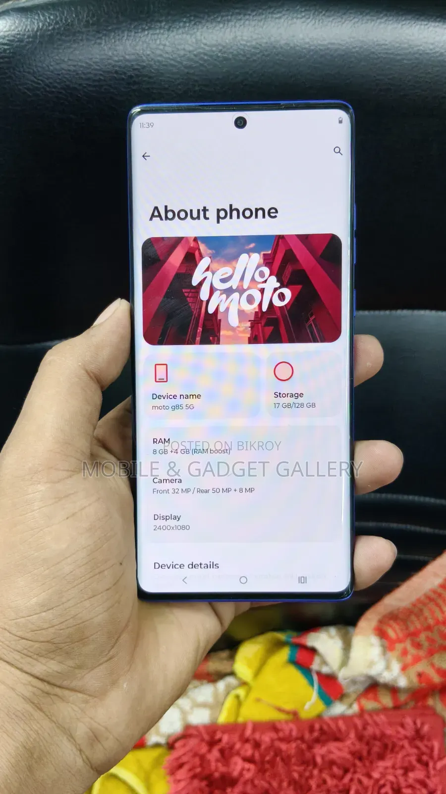 Motorola Moto G85 128 GB Blue