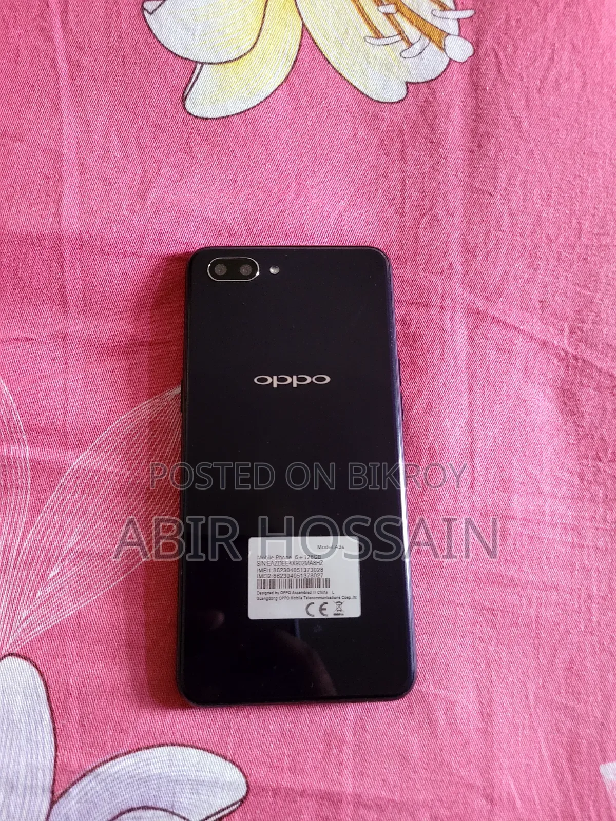 Oppo A3s 64 GB Black