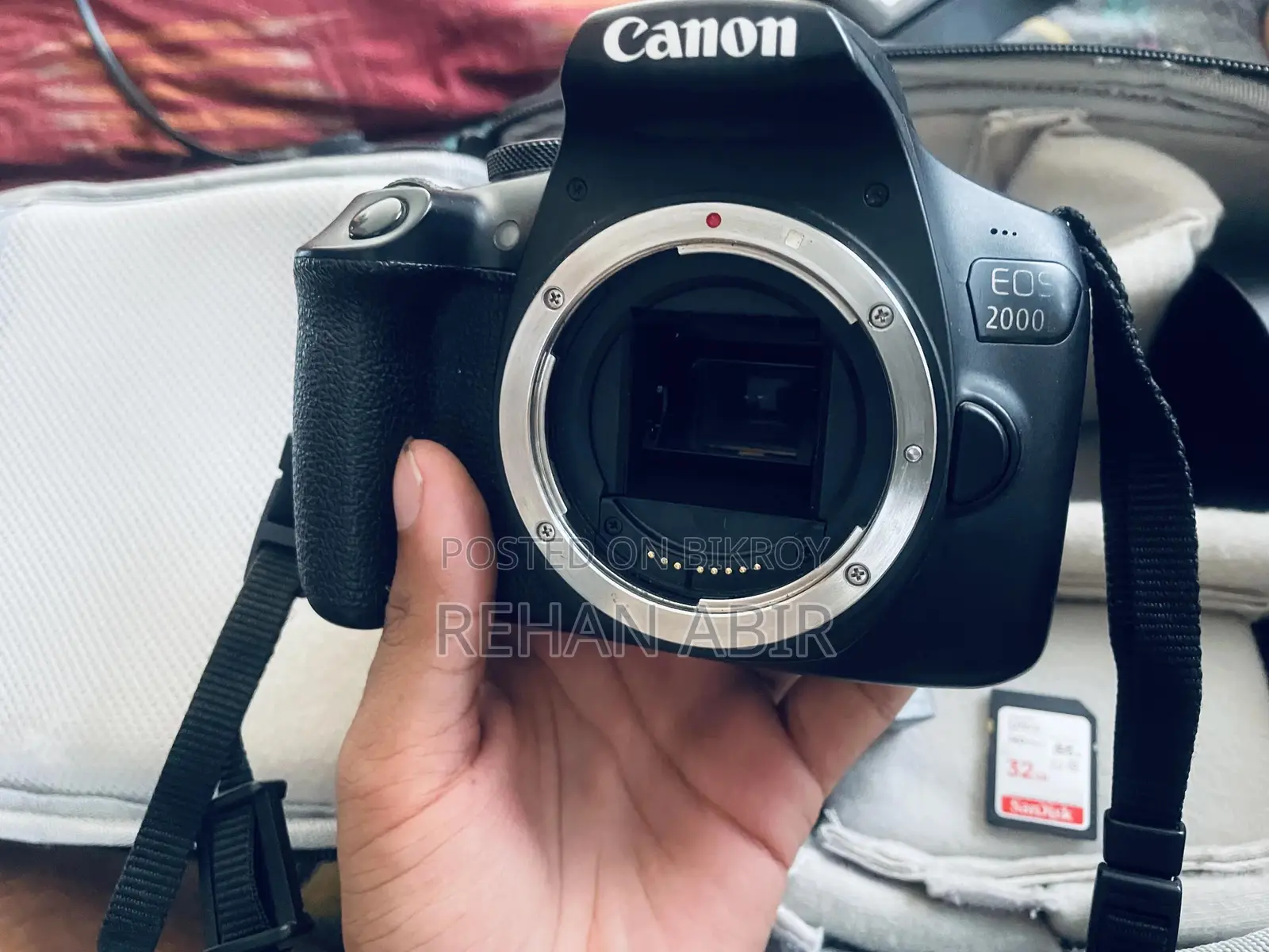 Canon Eos 2000d With 18-55mm & 55-250mm Lens (Full Fresh)