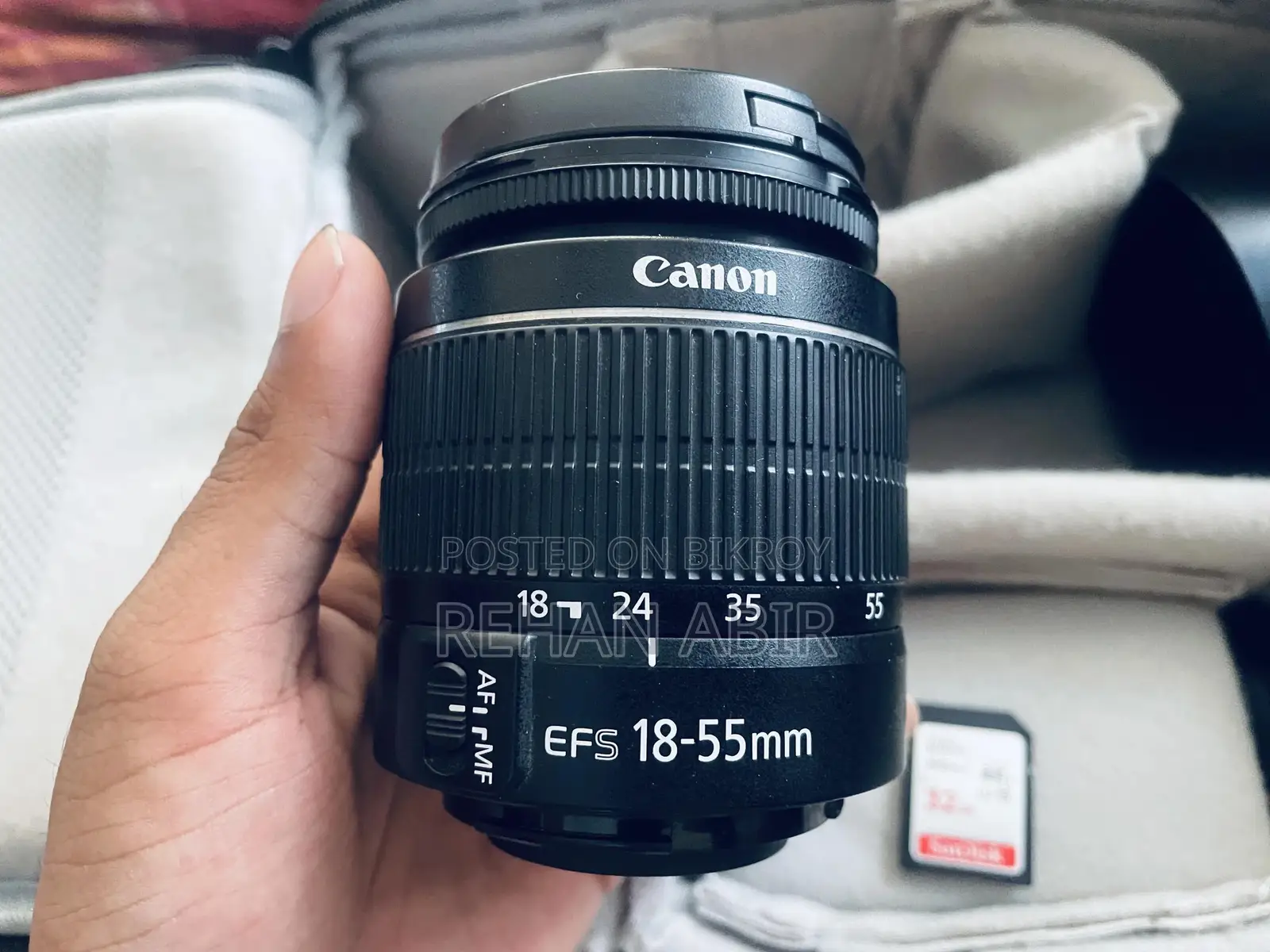 Canon Eos 2000d With 18-55mm & 55-250mm Lens (Full Fresh)