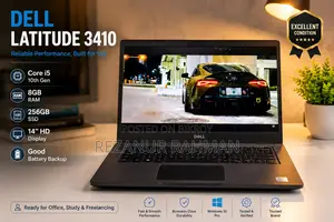 New Laptop Dell Latitude 3410 8GB Intel Core i5 SSD 256GB