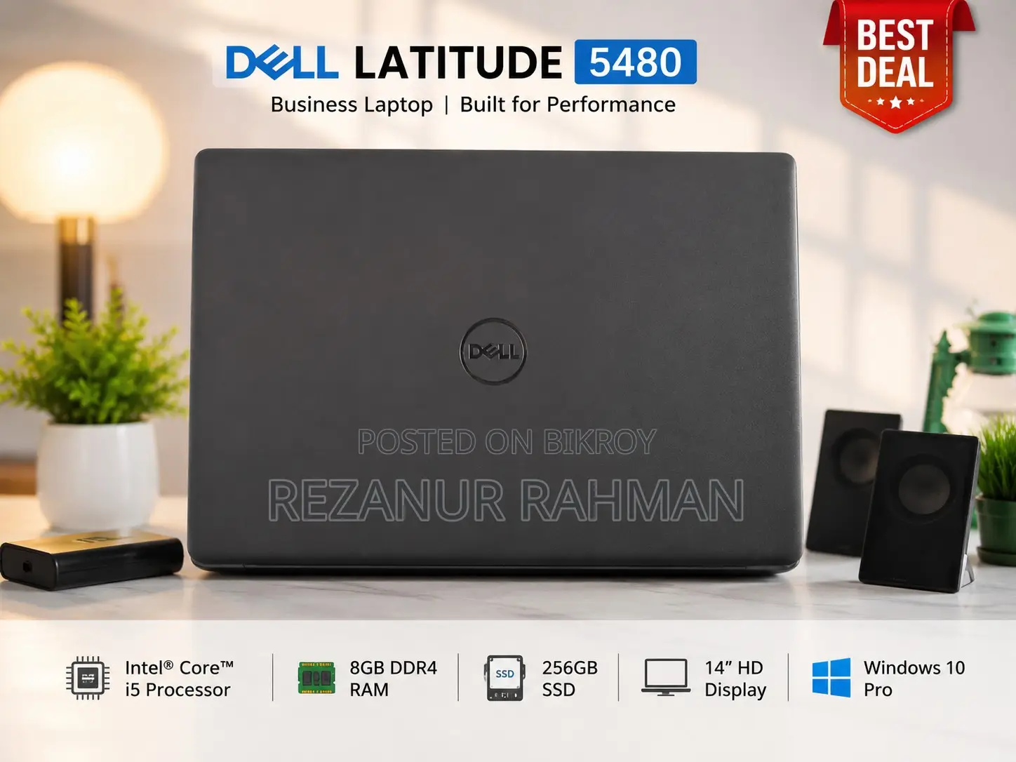 New Laptop Dell Latitude 3410 8GB Intel Core i5 SSD 256GB
