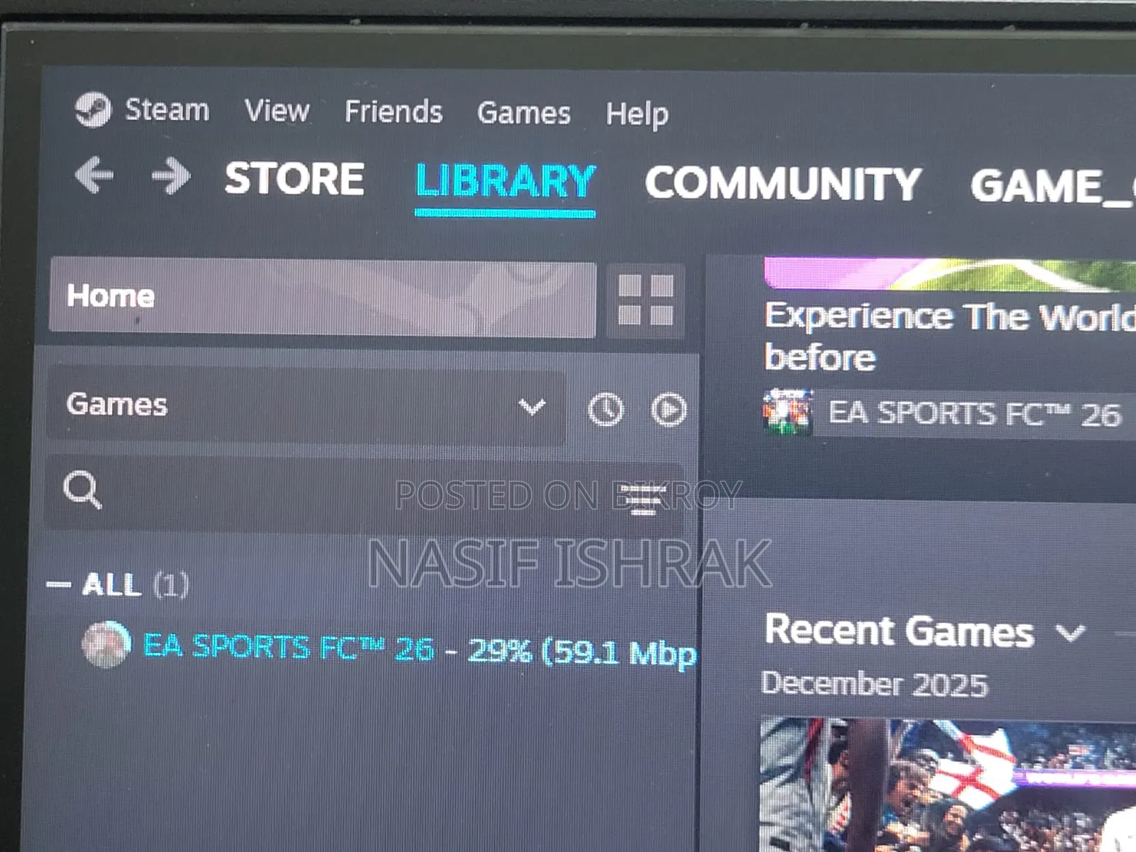 FC 26 – New Steam Account
