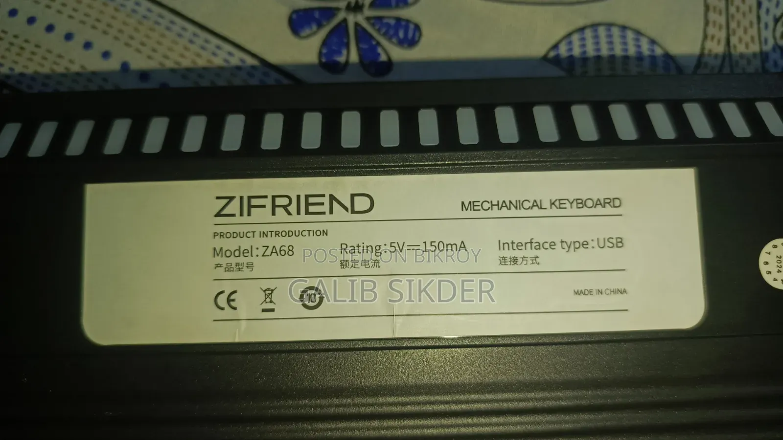 Zifriend Za68 Mechanical Keyboard