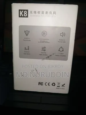 K8 ওয়্যারলেস মাইক্রোফোন (টাইপ-সি) - জরুরি বিক্রয়