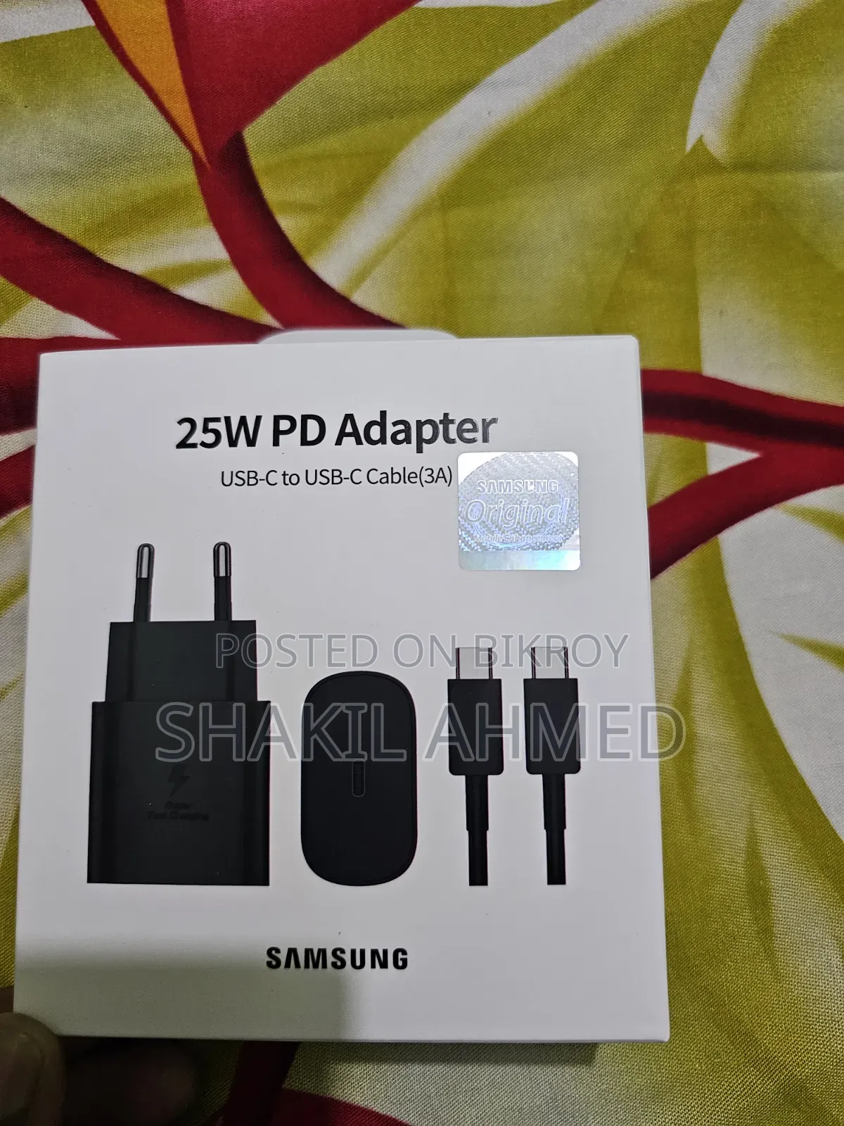 Samsung 25w Orginal Charger & Cable Typ C To
Typ C Super First Charge