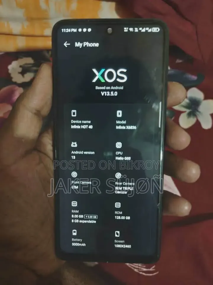 Infinix Hot 40 128 GB Blue