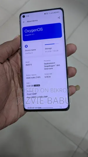 OnePlus 8 128 GB Silver