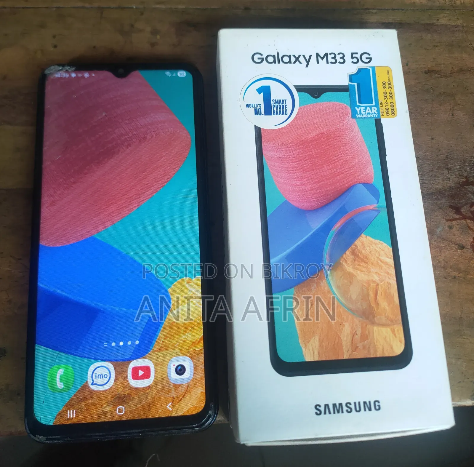 Samsung Galaxy M33 128 GB Blue