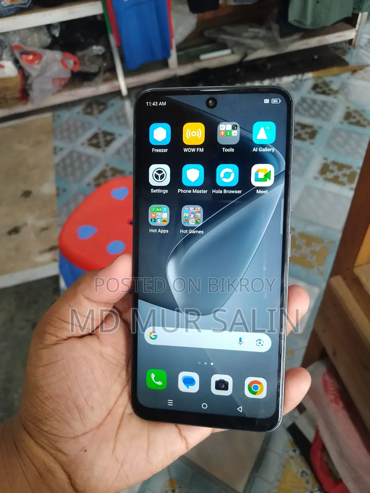 Infinix Hot 50 Pro 256 GB Gray