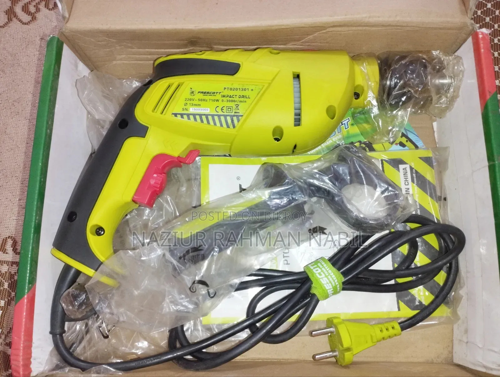Prescott Drill Machine (New) 710w