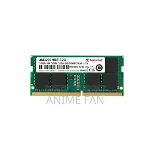 Transcend 32GB JM DDR4 3200MHz SO-DIMM 2Rx8 2Gx8 CL22 1.2V Laptop RAM