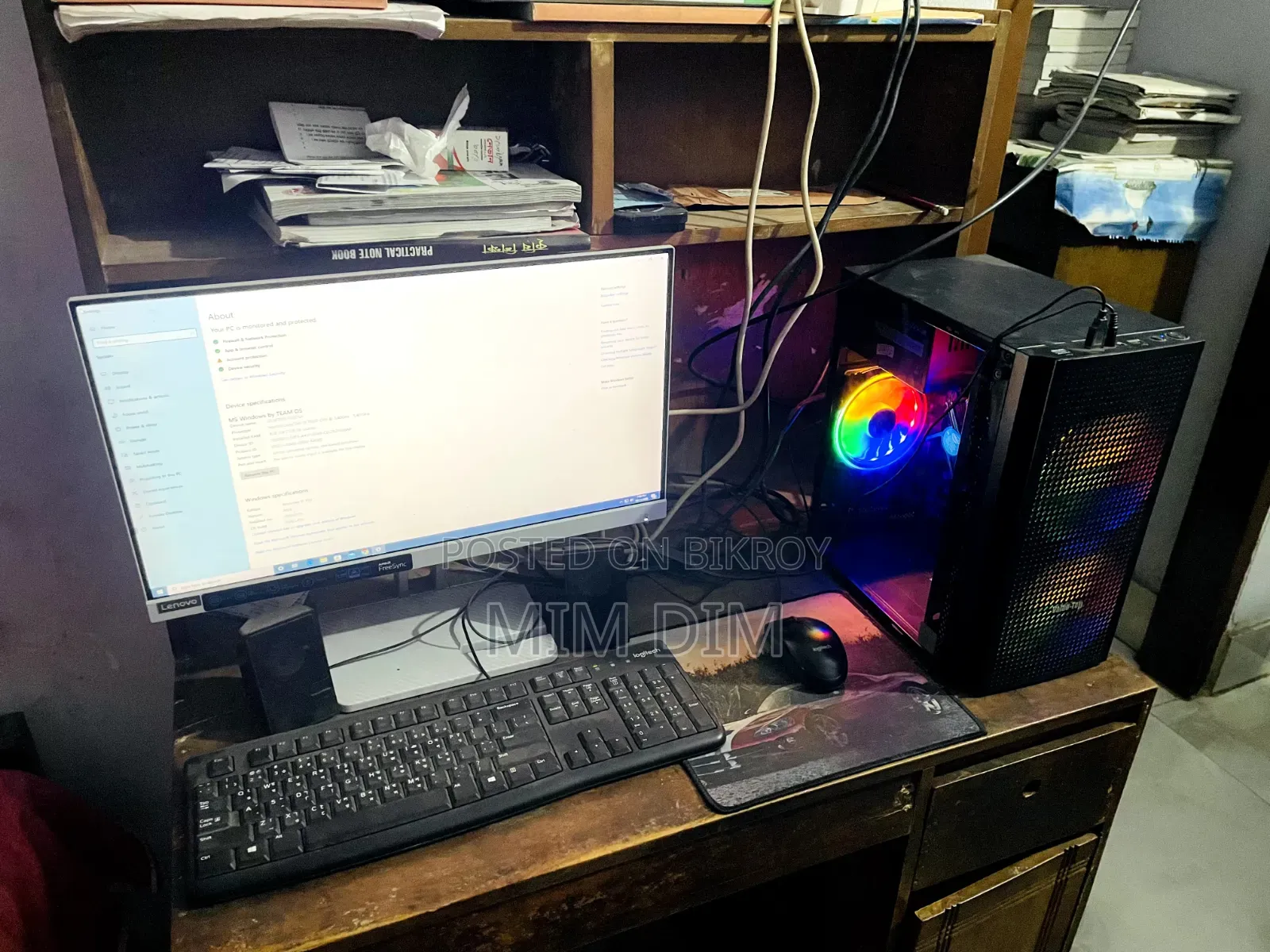 Desktop Computer Lenovo 8GB Intel Core i3 SSD 1TB