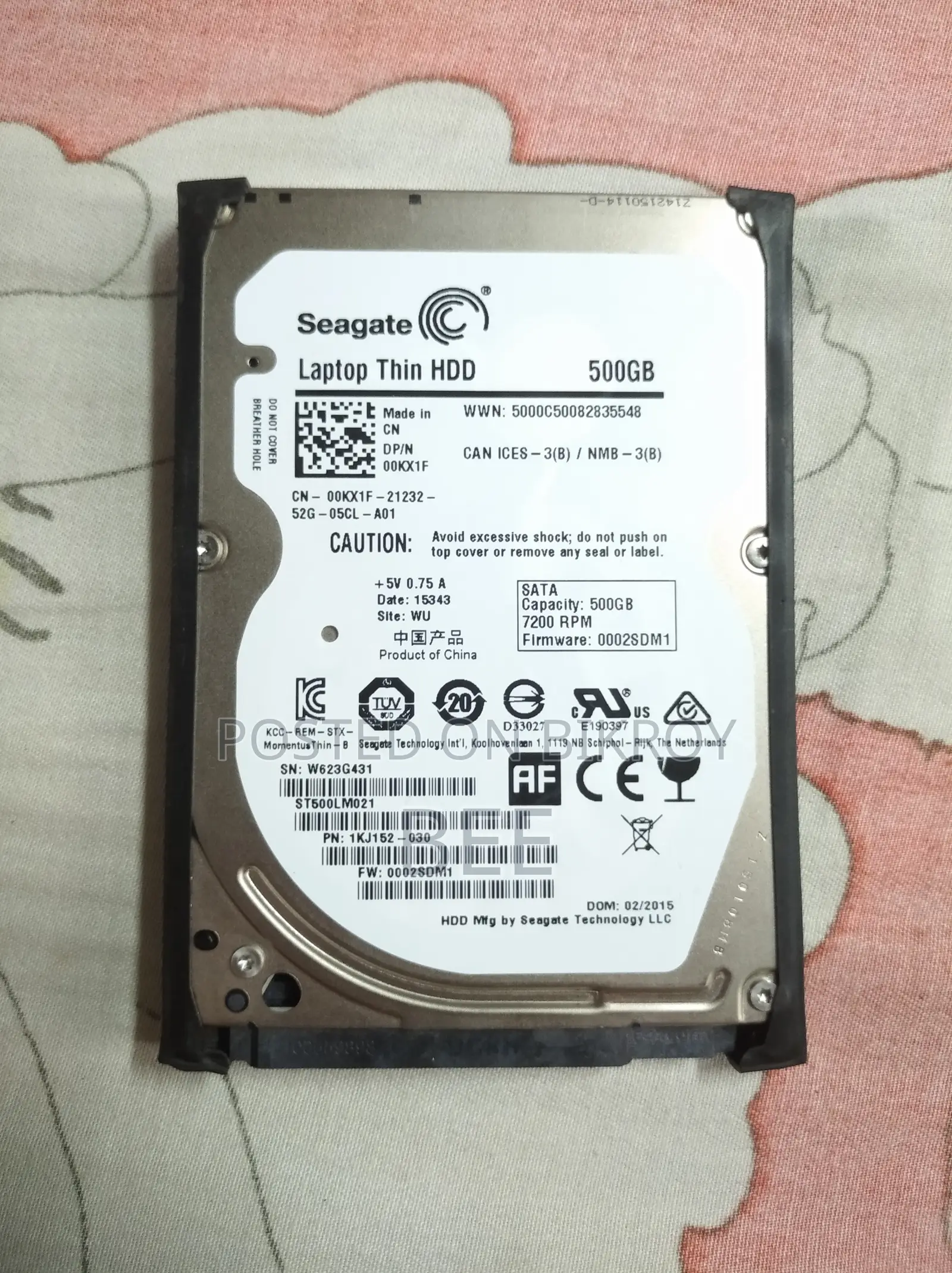 Seagate 500GB SATA HDD