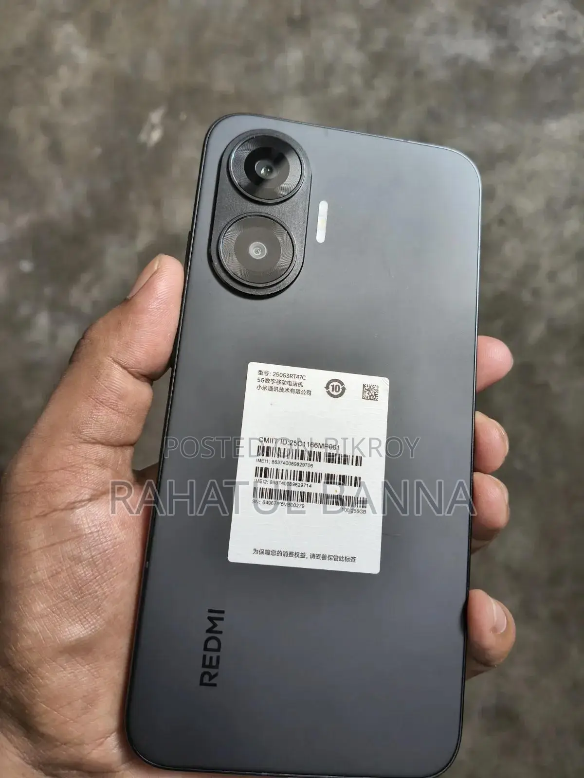 Xiaomi Redmi Turbo 4 Pro 256 GB Black