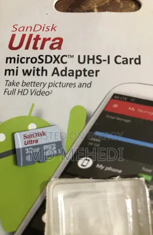 Sandisk Ultra Microsdxc Uhs-i Card With Adapter
