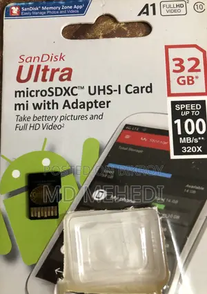 Sandisk Ultra Microsdxc Uhs-I Card With Adapter
