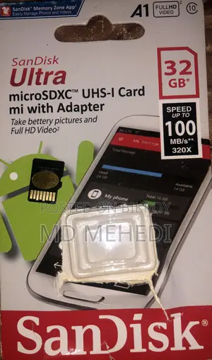 Sandisk Ultra Microsdxc Uhs-I Card With Adapter