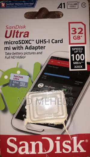 Sandisk Ultra Microsdxc Uhs-I Card With Adapter