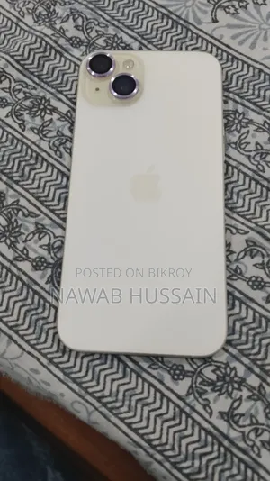 নতুন অ্যাপল আইফোন ১৫ প্লাস ১২৮ জিবি ইয়েলো