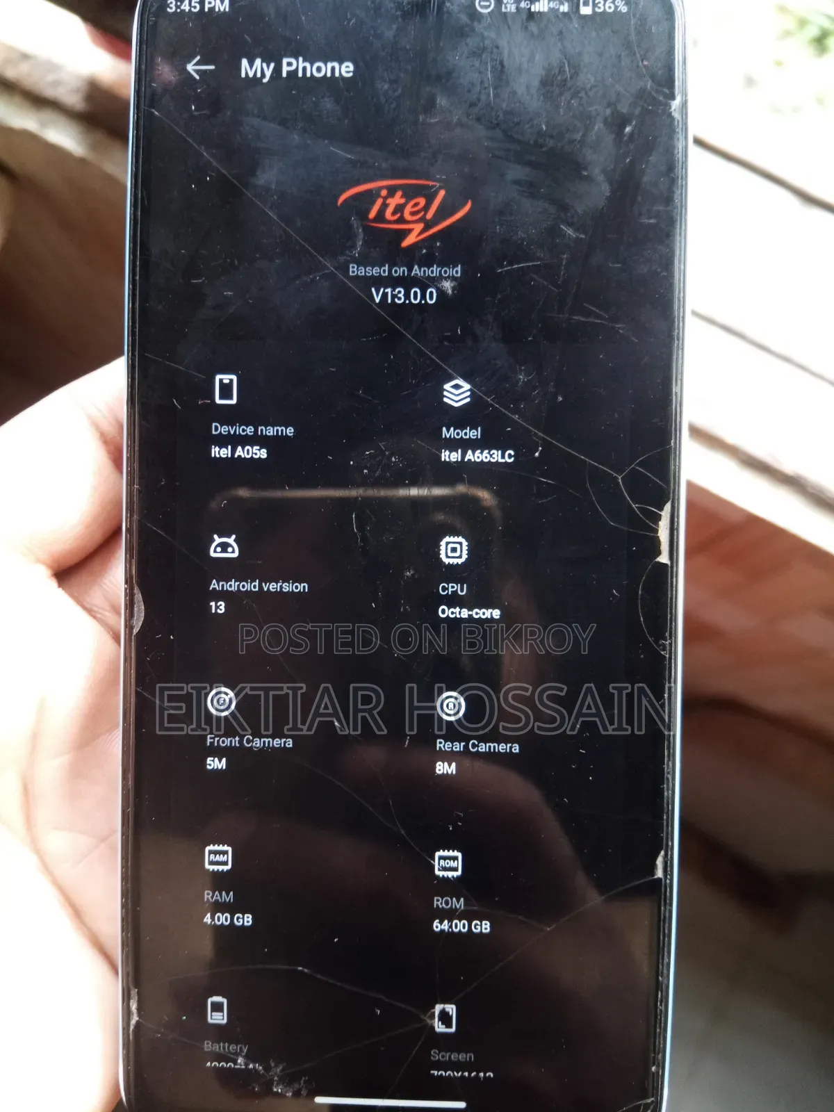 Itel A05s 32 GB Blue