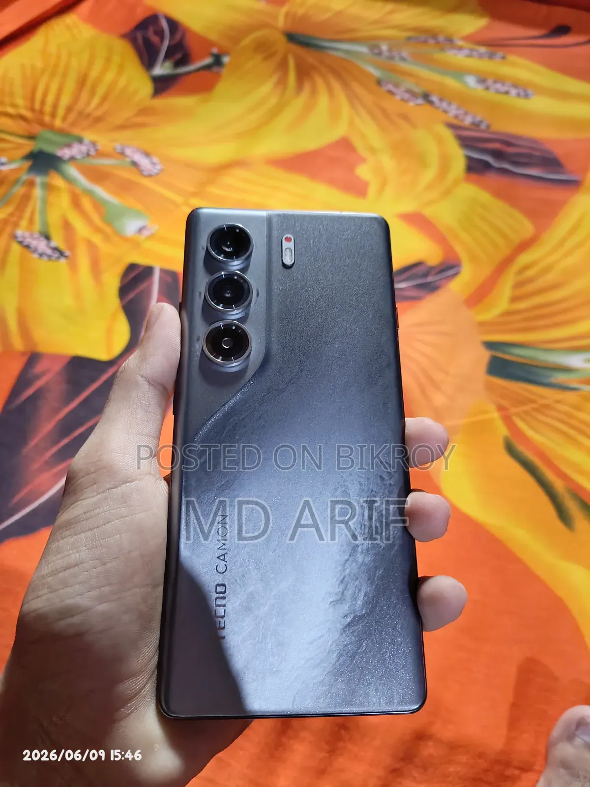 Tecno Camon 40 Pro 4G 256 GB Black