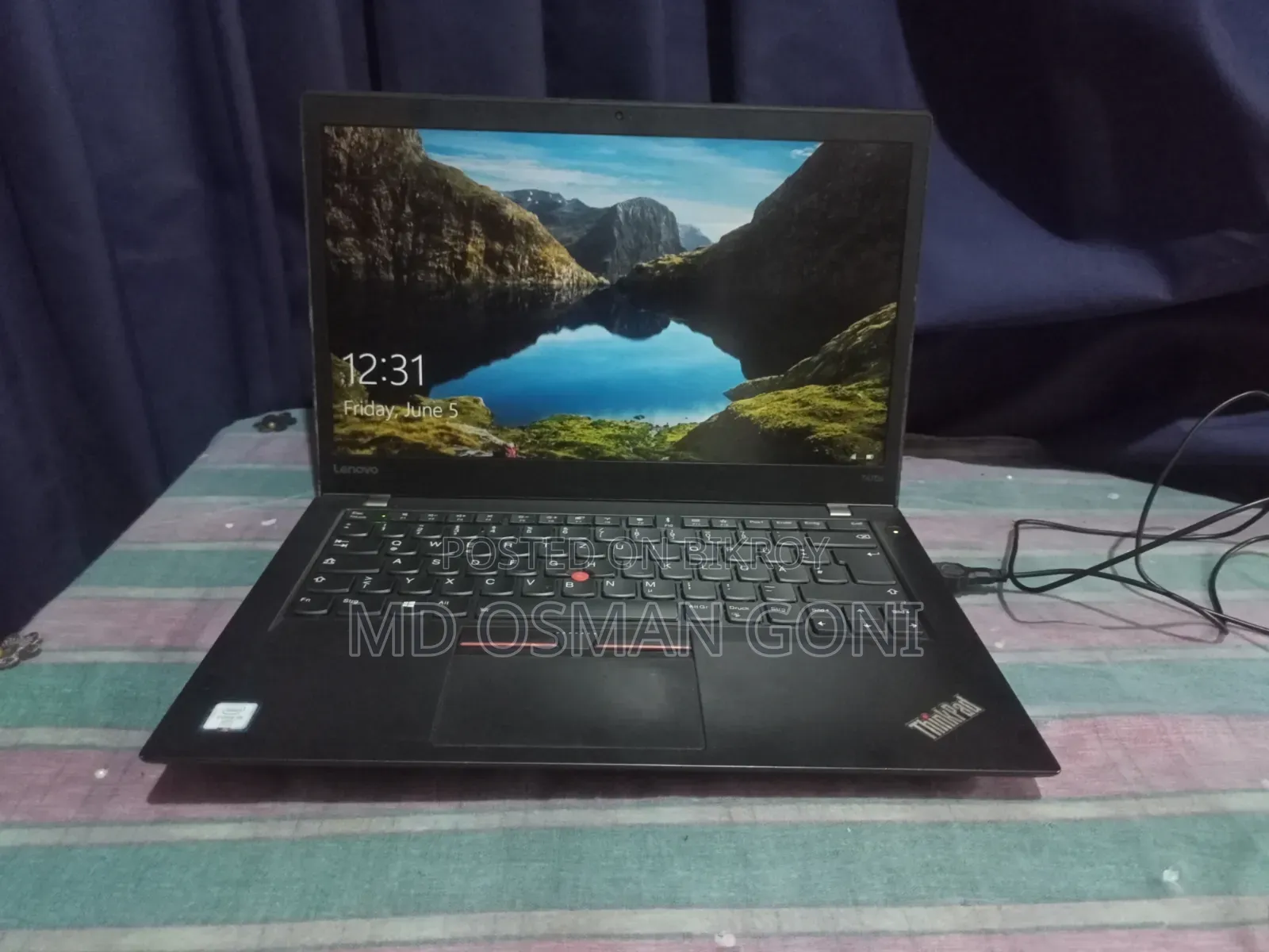 Laptop Lenovo ThinkPad T470s 8GB Intel Core I5 SSD 256GB