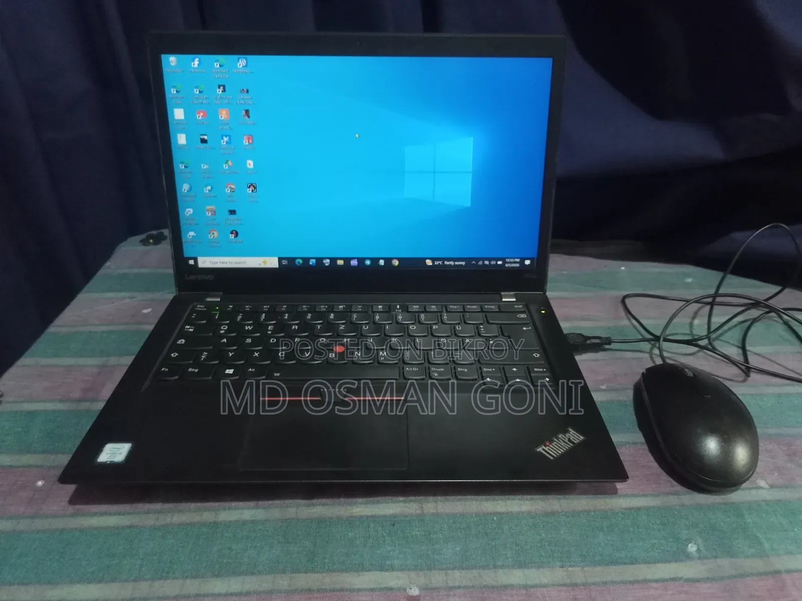 Laptop Lenovo ThinkPad T470s 8GB Intel Core I5 SSD 256GB