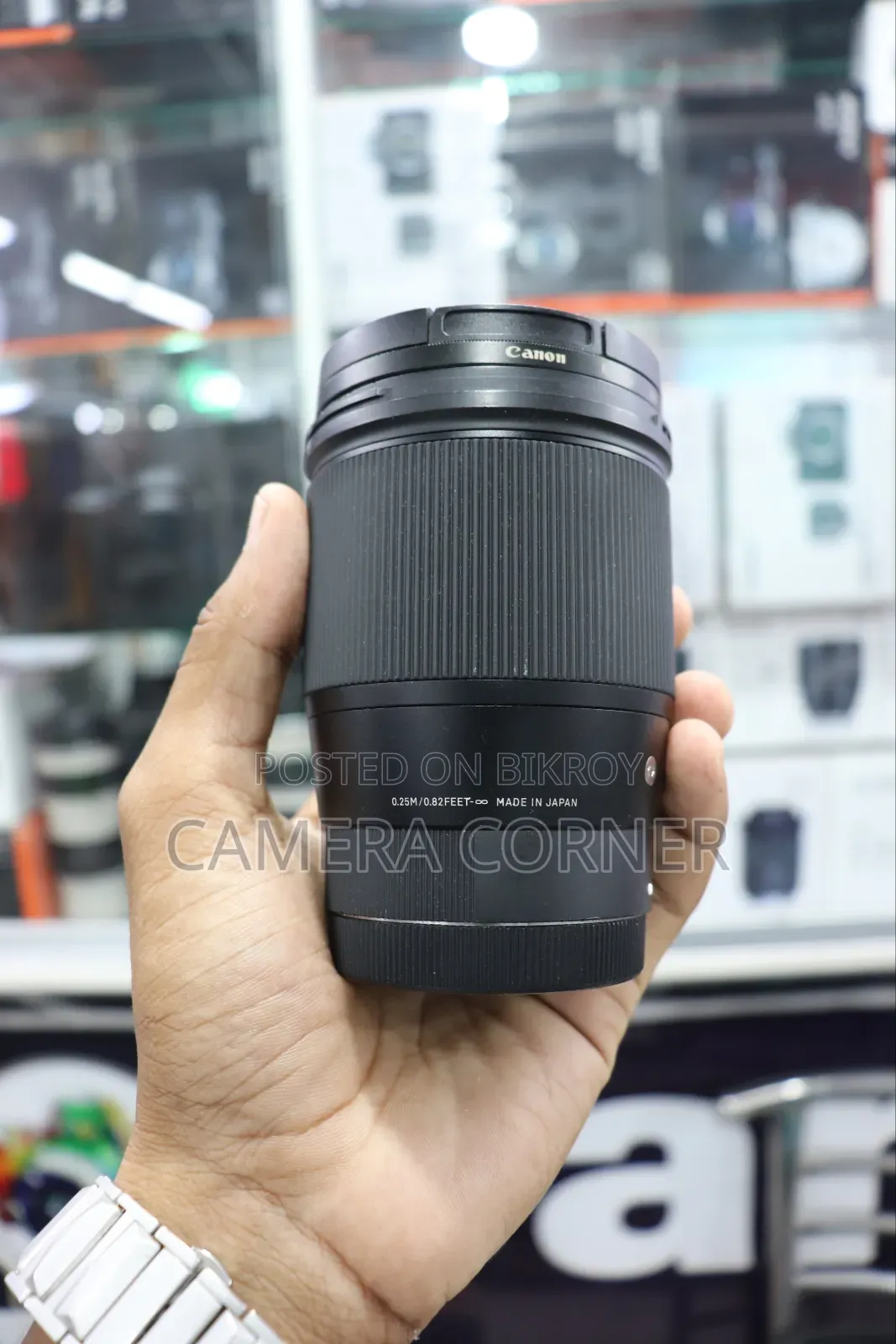 Canon M-Mount Sigma 16mm 1.4 Lens