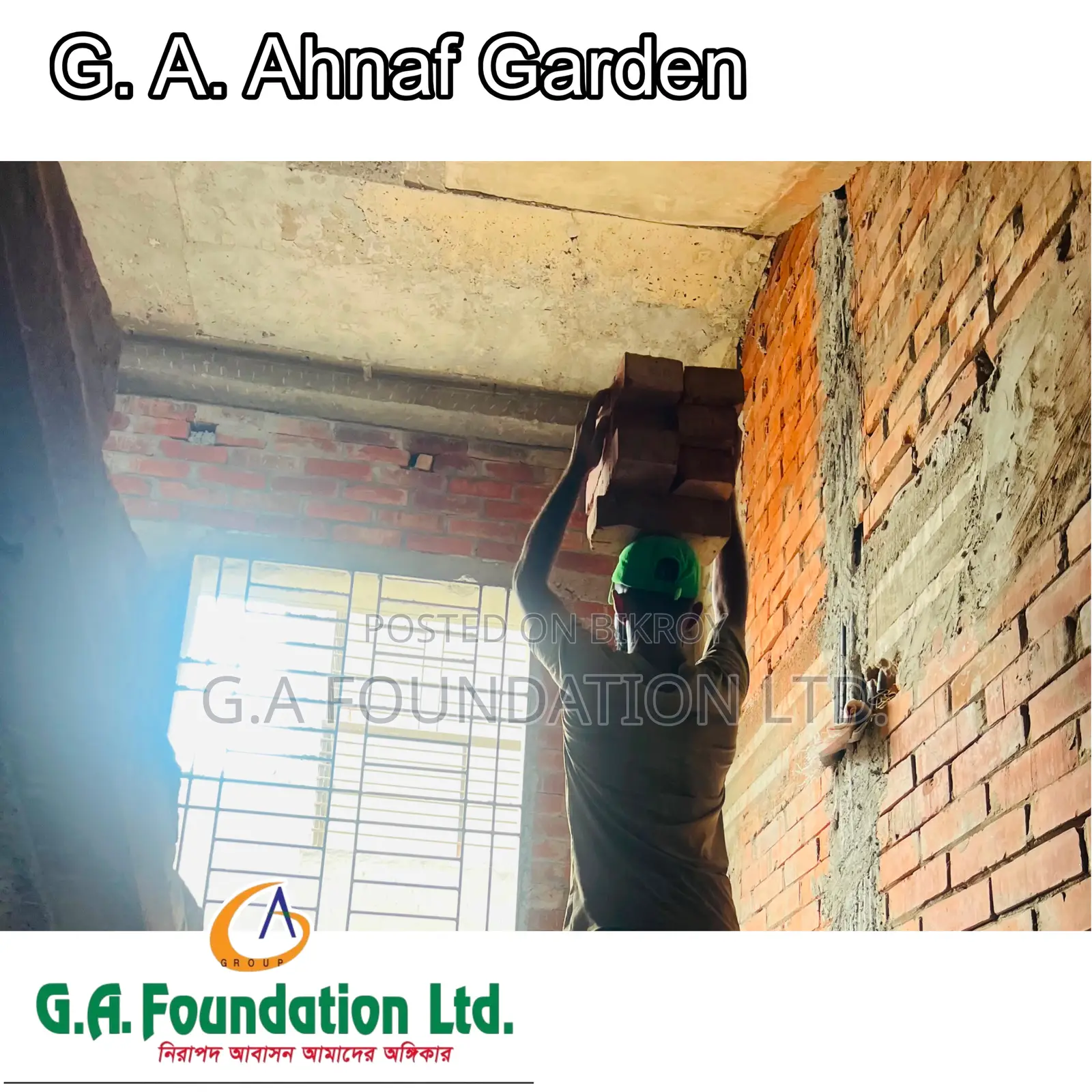 3 Bedroom Apartment in G. A. Ahnaf Garden, Mirpur for Sale