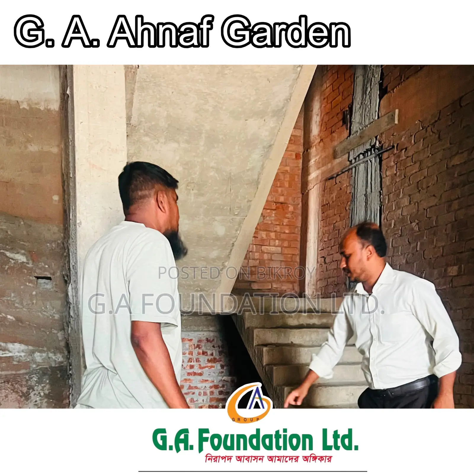 3 Bedroom Apartment in G. A. Ahnaf Garden, Mirpur for Sale