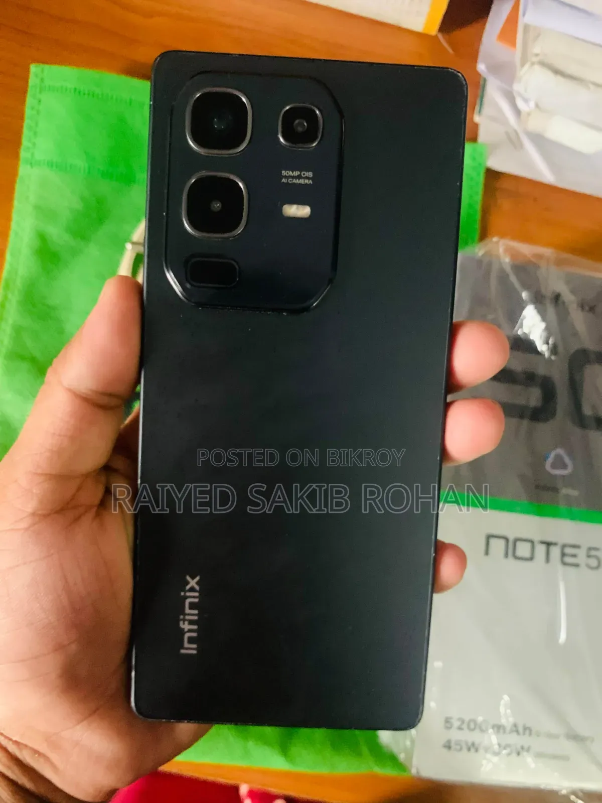 Infinix Note 50 4G 256 GB Black
