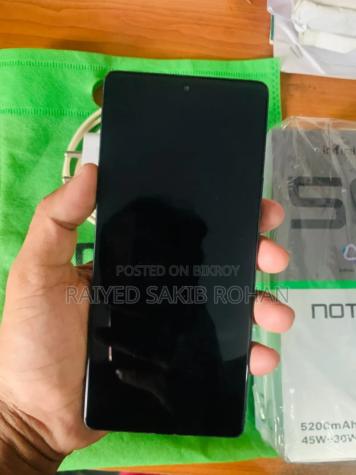 Infinix Note 50 4G 256 GB Black