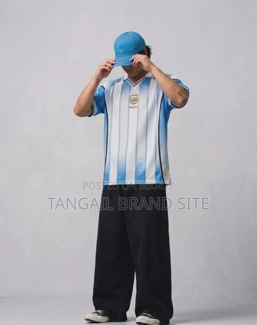 🇦🇷 আর্জেন্টিনা ড্রপ শোল্ডার জার্সি
