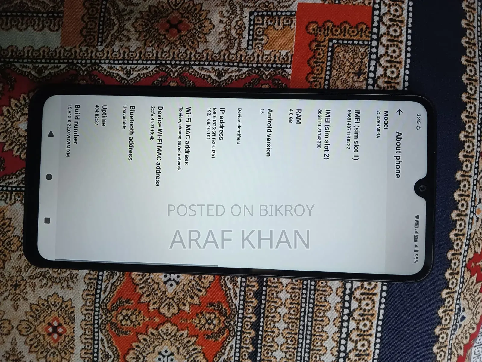 Xiaomi Redmi A5 4G 64 GB Black
