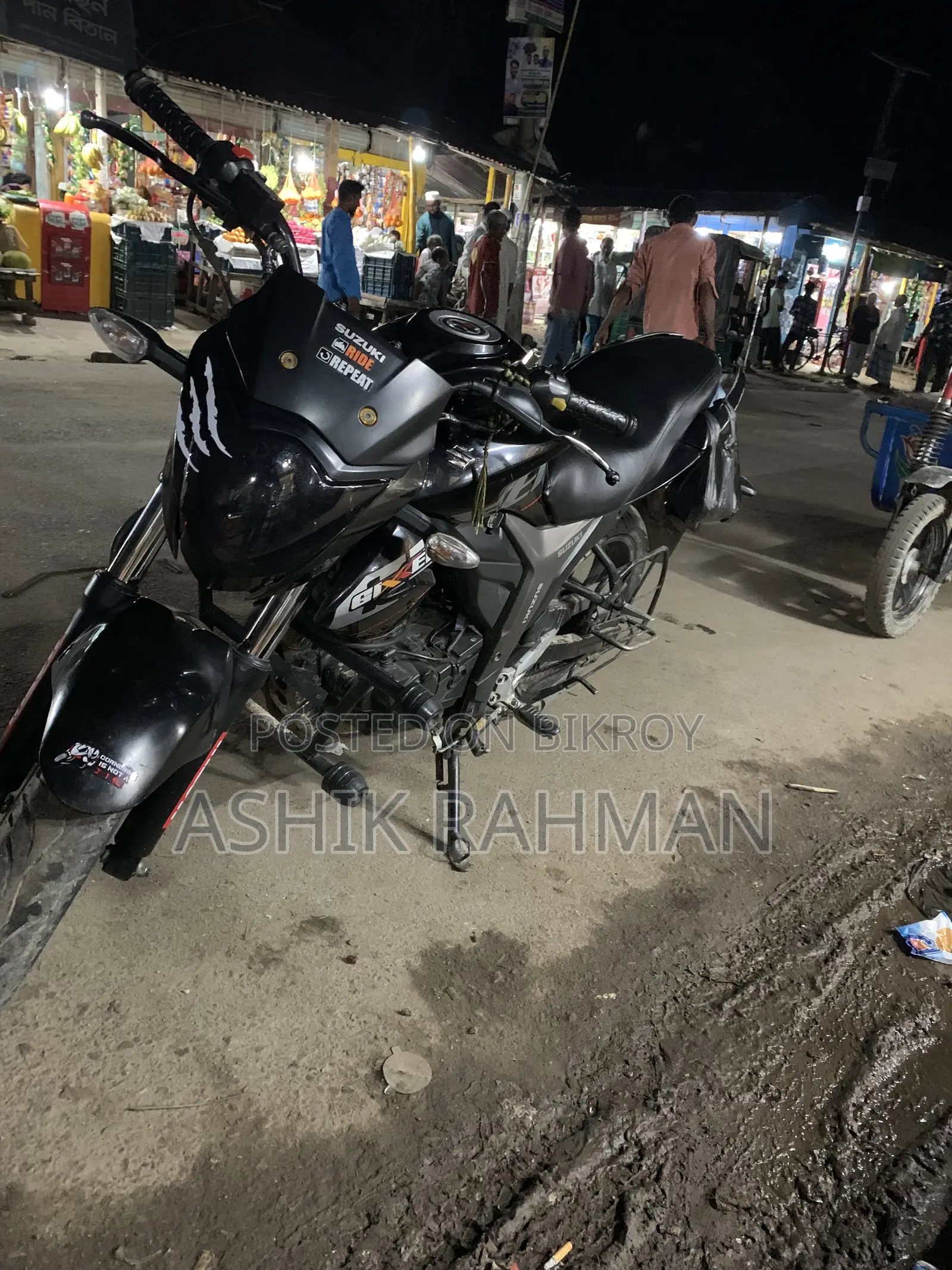 Suzuki Gixxer Monotone 2023 Black