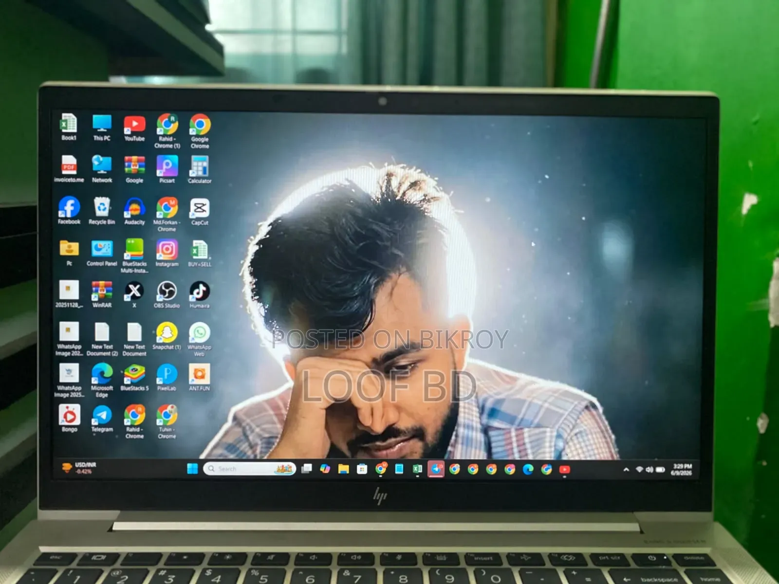 Laptop HP EliteBook 845 G7 16GB AMD Ryzen 5 HDD+SSD 256GB