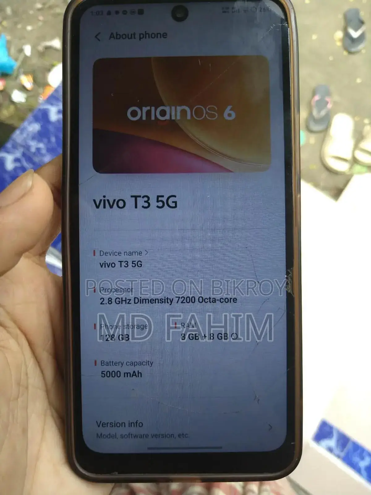 Vivo Y200 128 GB Blue