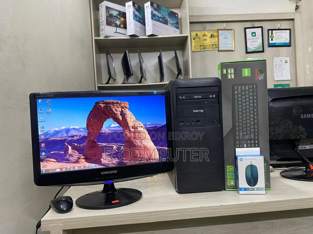 Desktop Computer 8GB Intel Core i3 SSD 128GB