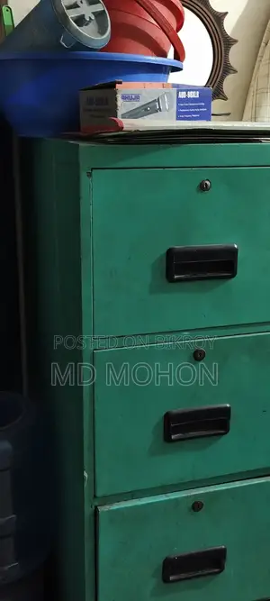 4 Drawer Steel Filing Cabinet | Office Document Storage Cupboard