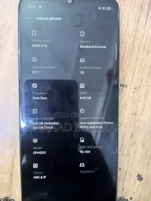 New Oppo F15 256 GB Blue