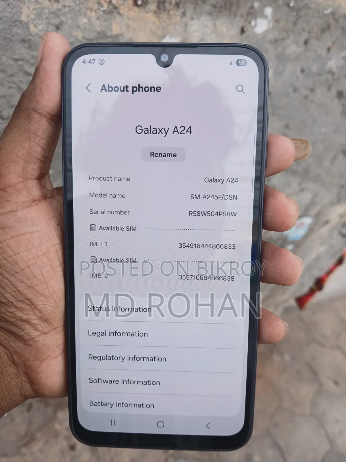 Samsung Galaxy A24 128 GB Black