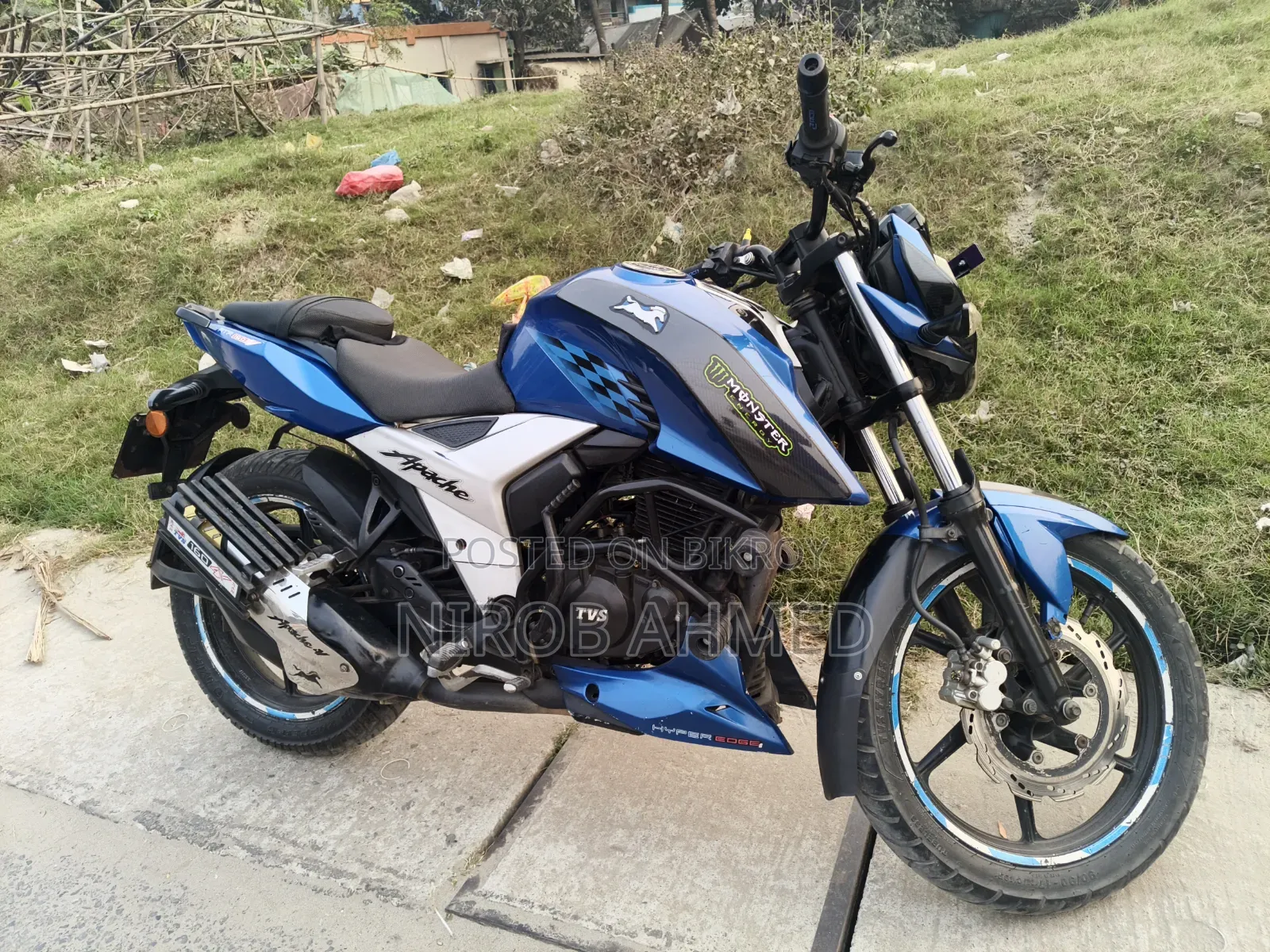 TVS Apache RTR 160 4V 2018 Blue