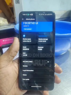 Realme Note 70T 64 GB Black