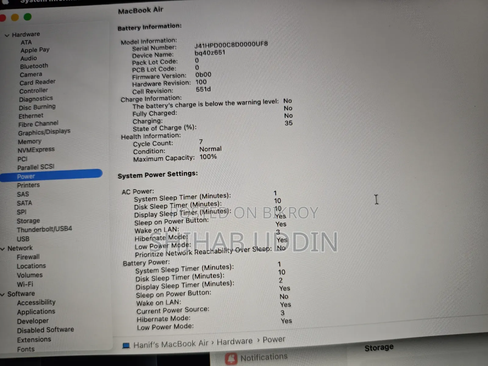 Laptop Apple MacBook Air 2025 M4 16GB Apple M4 SSD 256GB