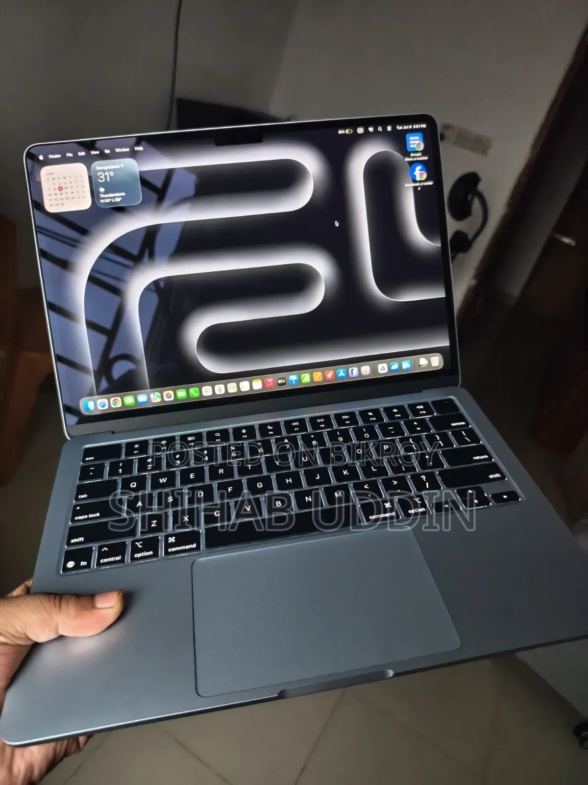 Laptop Apple MacBook Air 2025 M4 16GB Apple M4 SSD 256GB