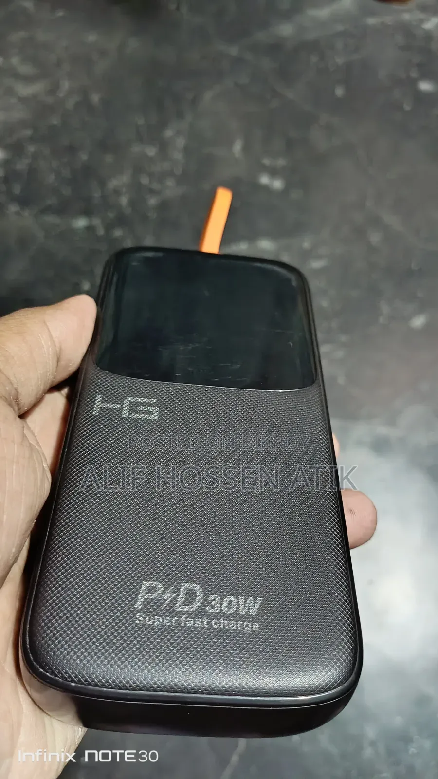Hg-p8 22000mah 30w Fast Charging Power Ban